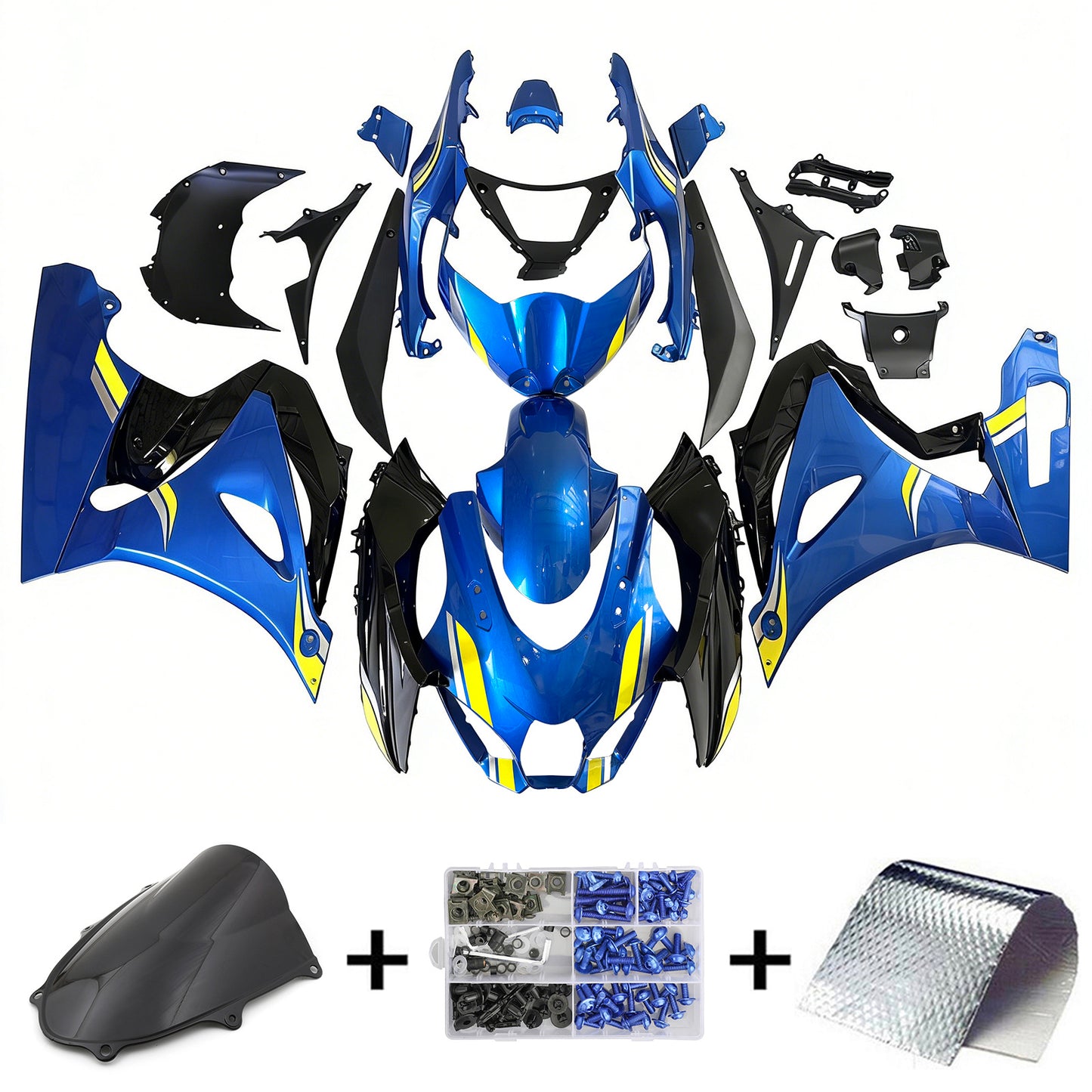 2017-2023 Suzuki GSXR1000 K17 Kit carenatura iniezione Carrozzeria Plastica ABS