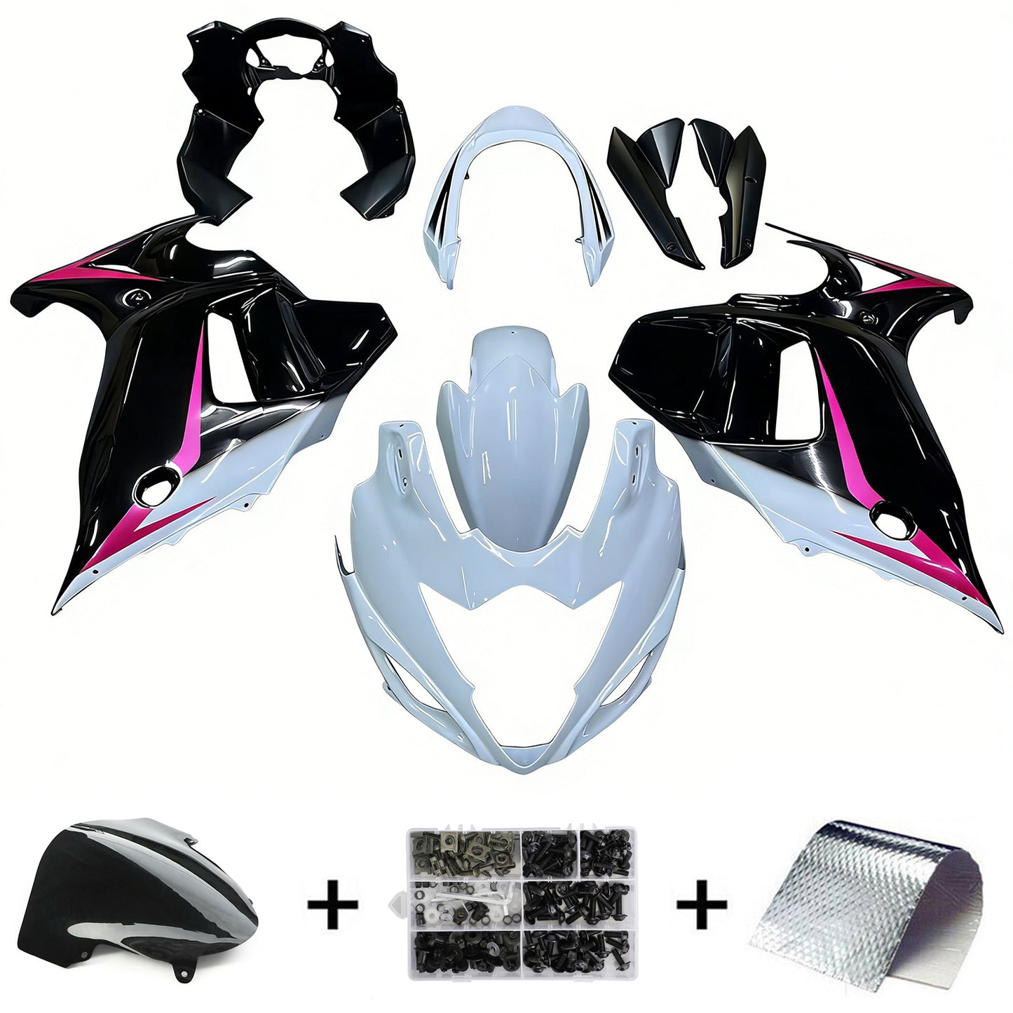 Kit carena iniezione Suzuki Katana GSX650F 2008-2013 Carrozzeria in plastica ABS
