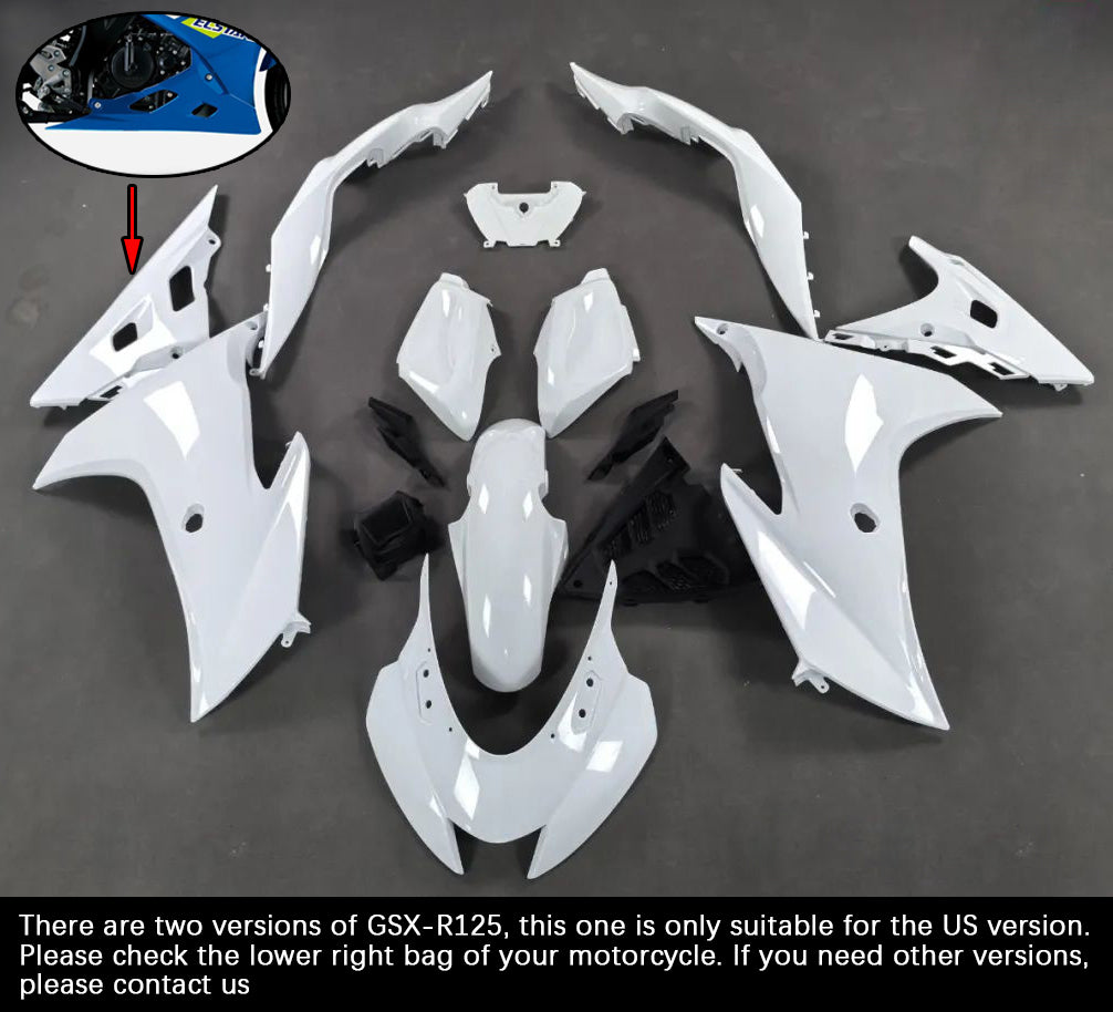 Kit di carenatura per Suzuki GSX-R125 2017-2024 (adatto solo per la versione statunitense)