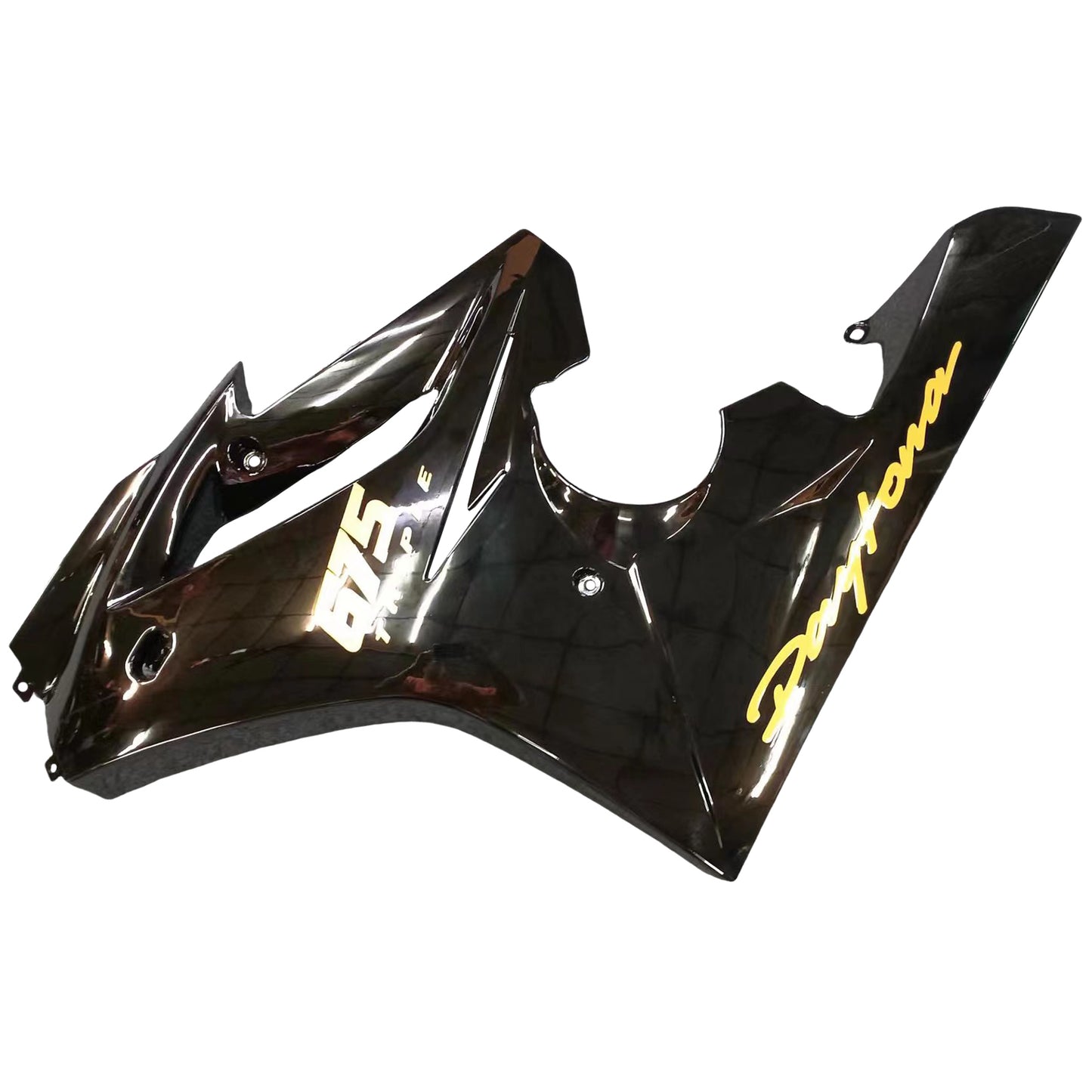 Fit For Triumph Daytona 675 2006-2008 Nero Carrozzeria Carenatura ABS Stampaggio Ad Iniezione 5 # Generico