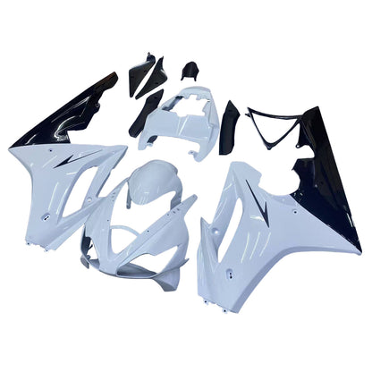 Carene 2006-2008 Triumph Daytona 675 Bianco Nero Daytona Racing Generico