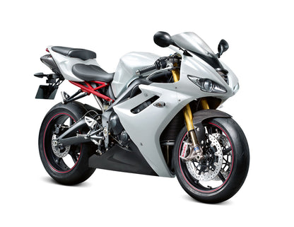 Carene 2006-2008 Triumph Daytona 675 Bianco Nero Daytona Racing Generico