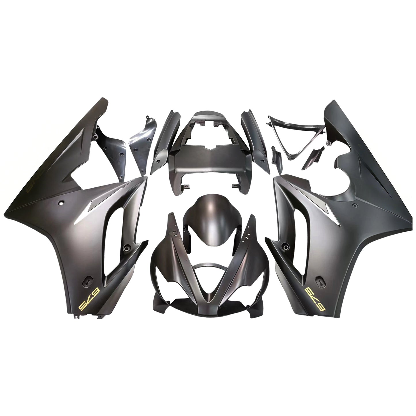Carene 2006-2008 Triumph Daytona 675 Nero 675 Generico