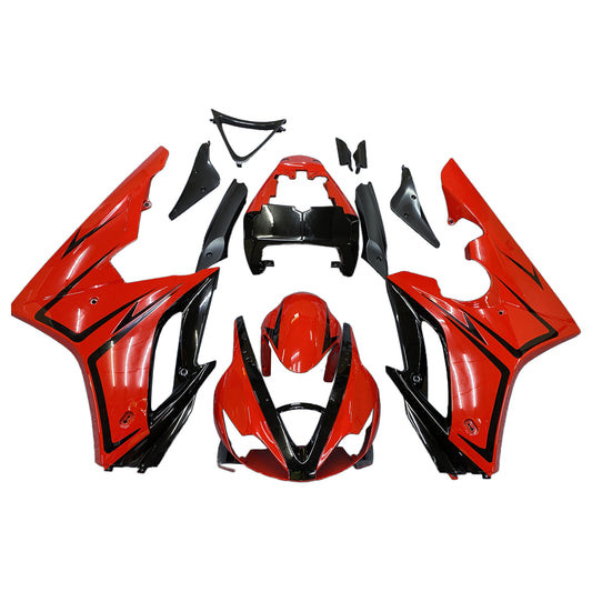 Amotopart Triumph 2006-2008 Daytona 675 rosso con kit di rivestimento in linea nera