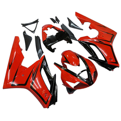 Amotopart Triumph 2006-2008 Daytona 675 rosso con kit di rivestimento in linea nera