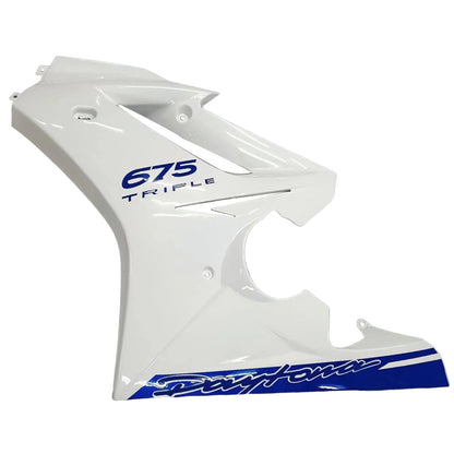 Misura Per Triumph Daytona 675 2009-2012 Bianco Blu Carrozzeria Carenatura ABS Stampaggio Ad Iniezione Generico