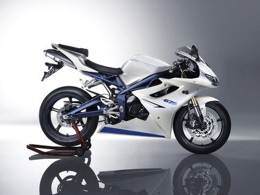 Carene 2009-2012 Triumph Daytona 675 Bianco Blu Daytona Generico