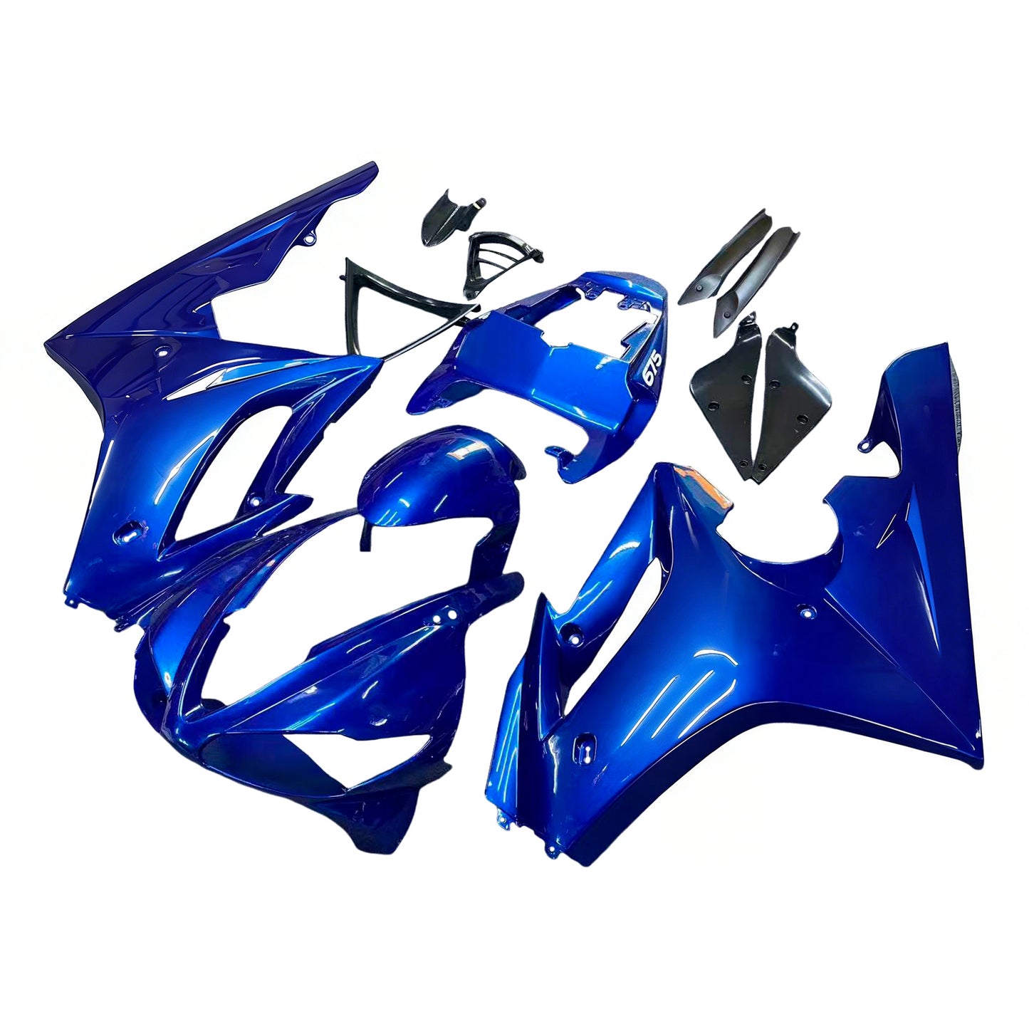 Carene 2009-2012 Triumph Daytona 675 Blu Daytona Racing Generico