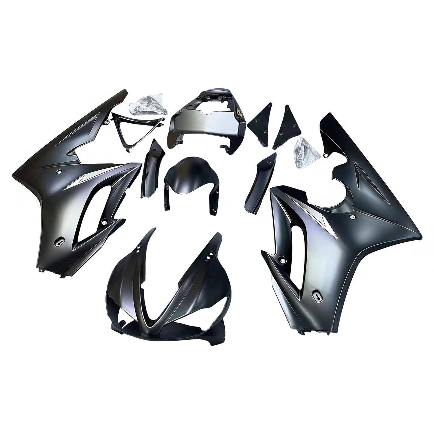 Carene 2009-2012 Triumph Daytona 675 Black Daytona Generico