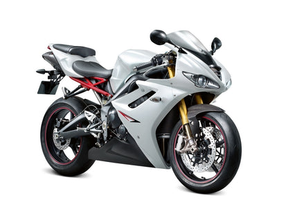 Fit For Triumph Daytona 675 2009-2012 Bianco Nero Carrozzeria Carenatura ABS Stampaggio Ad Iniezione Generico