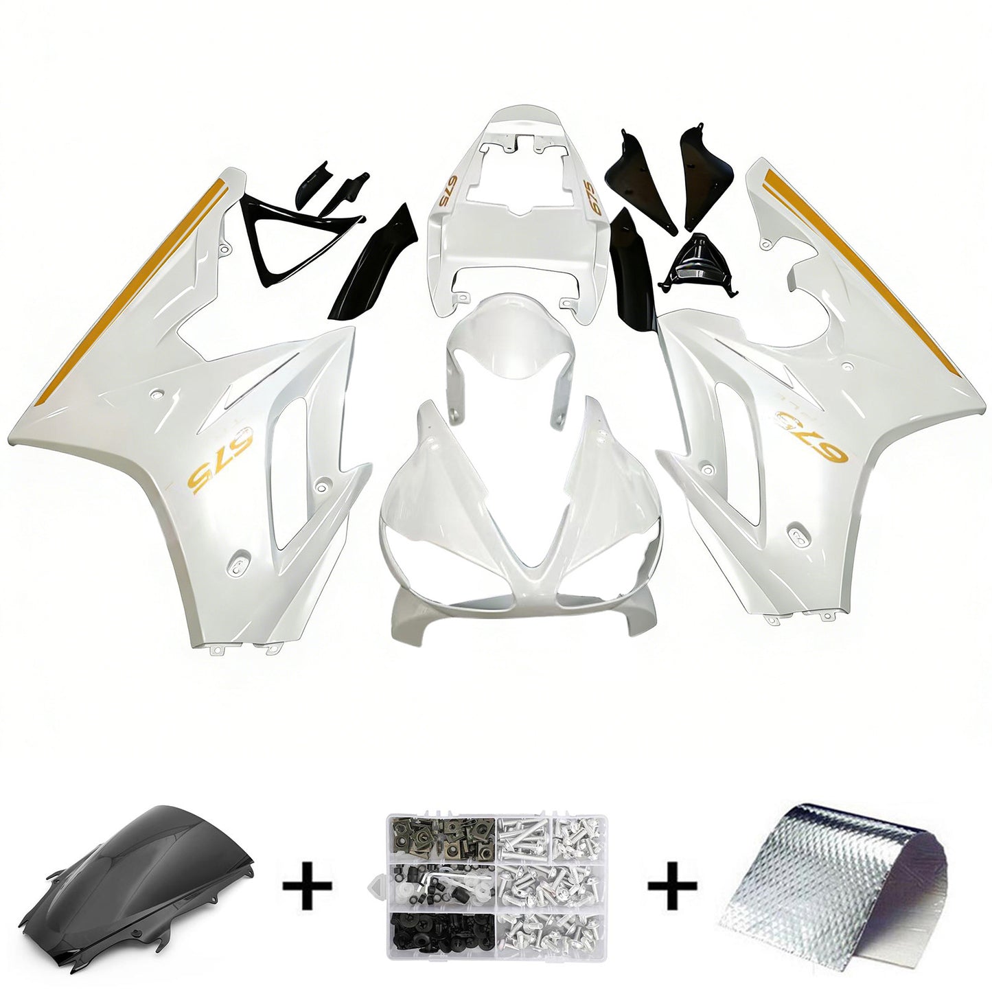 Amotopart Triumph Daytona 675 2009-2012 Kit Carena Carrozzeria Plastica ABS