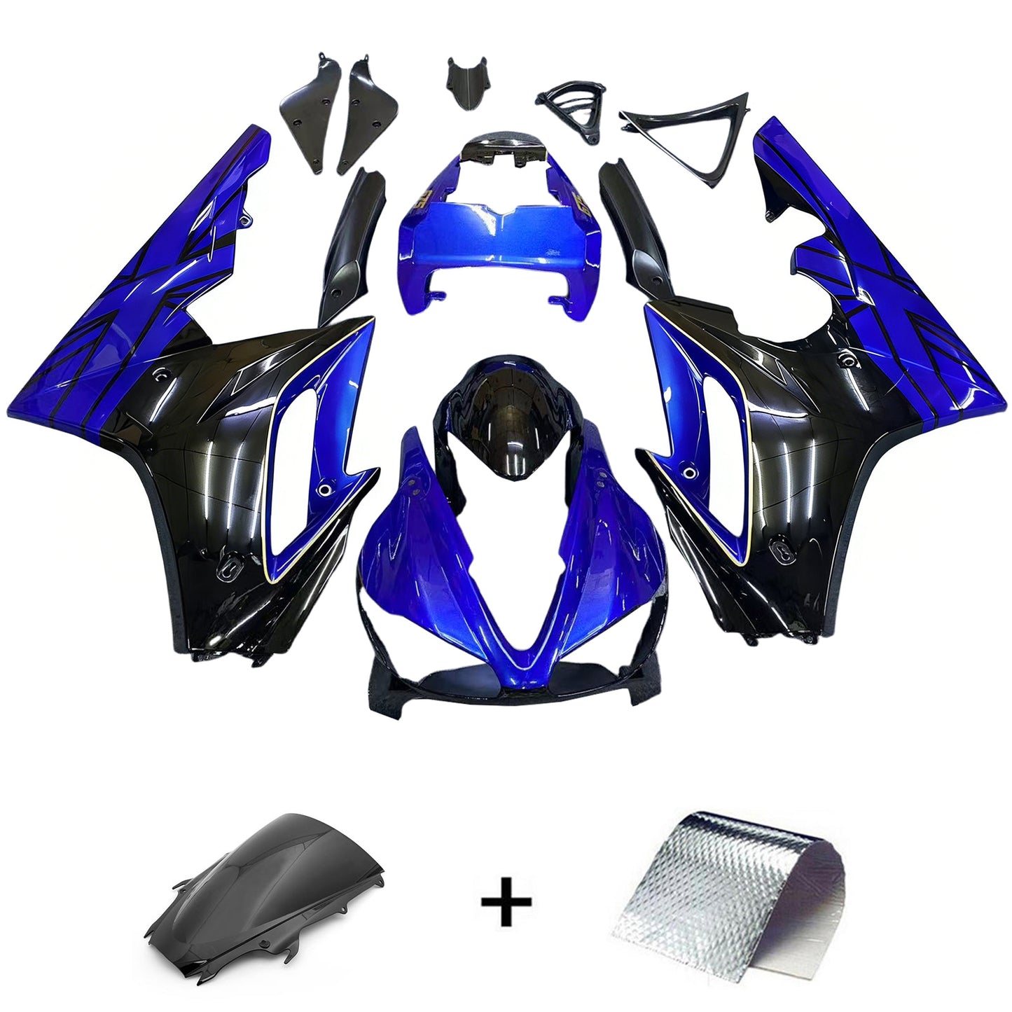 Amotopart Triumph Daytona 675 2009-2012 Kit Carena Carrozzeria Plastica ABS