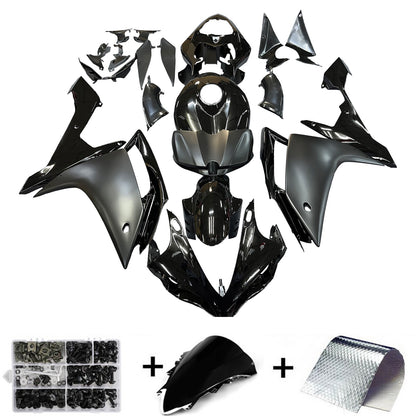 Amotopart 2007-2008 Yamaha YZF R1 Cladding Gloss Matt Black Kit