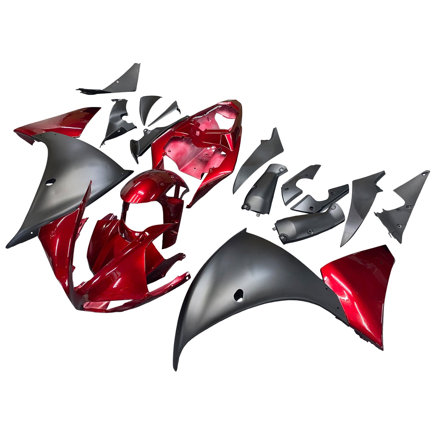 Amotopart 2009-2011 YZF R1 Yamaha rivestito kit nero rosso