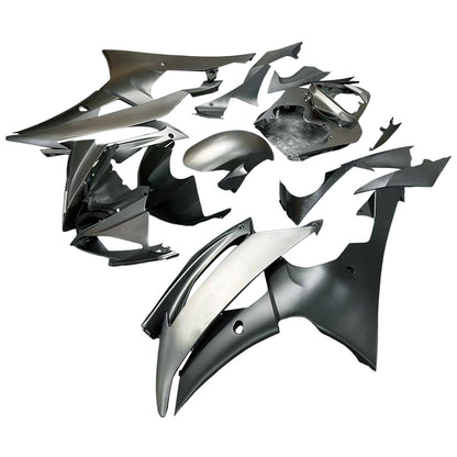 Amotopart 2008-2016 Yamaha YZF-R6 Cladding Grigio Kit di rivestimento nero