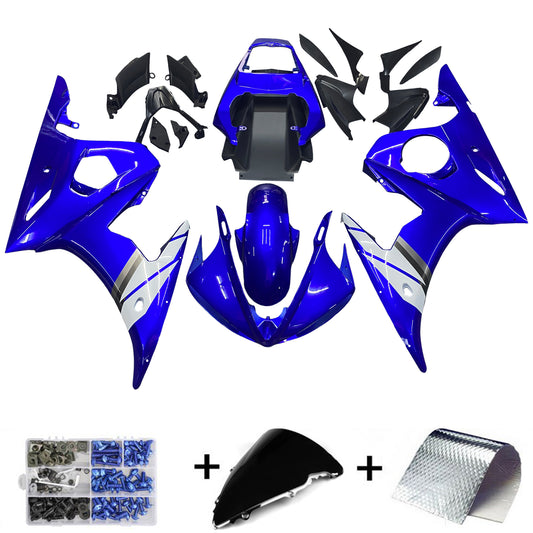 Amotopart 2003 2004 Yamaha YZF R6 Disguise Kit bianco blu