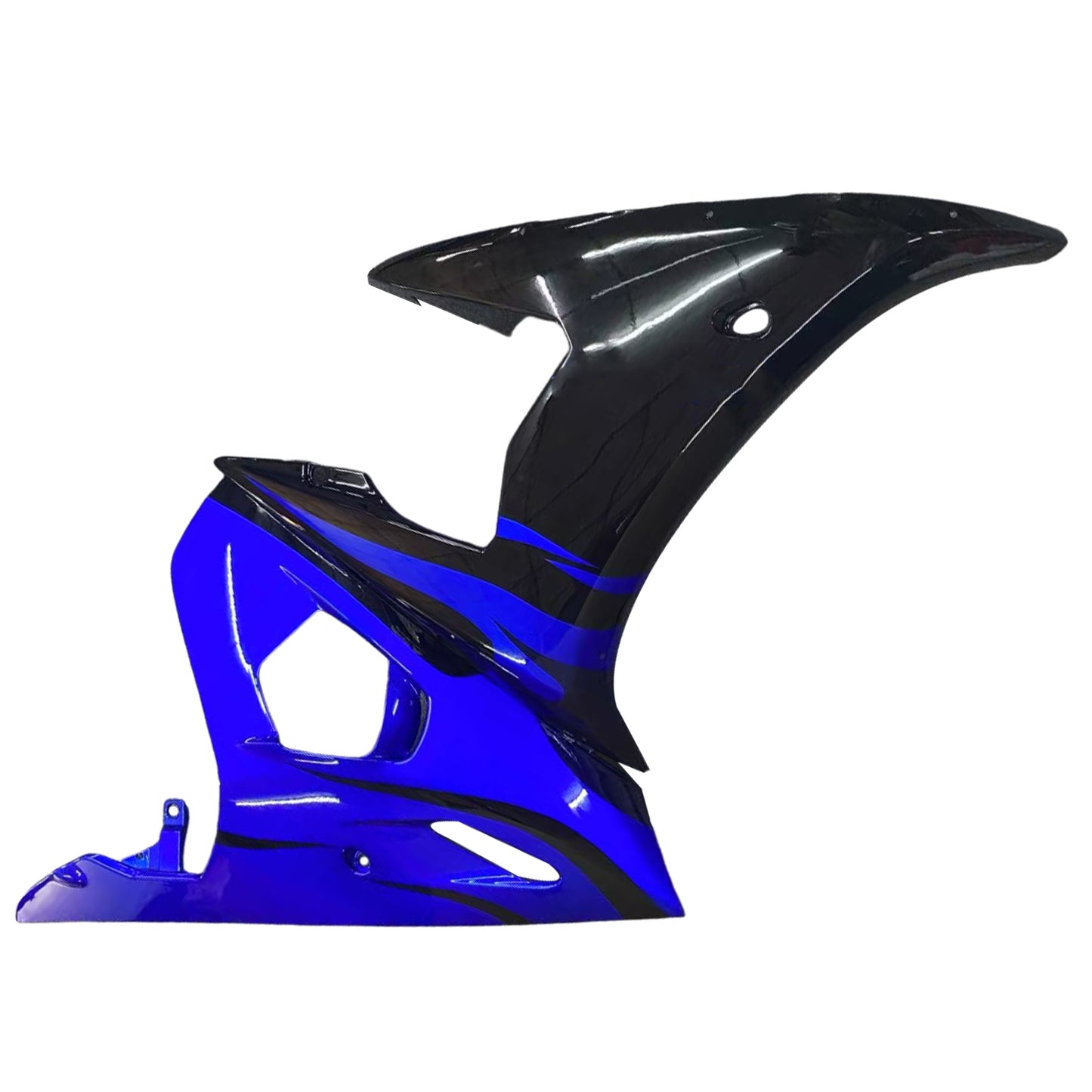 Amotopart 2005 Yamaha YZF R6 Cladding Blue Black Kit