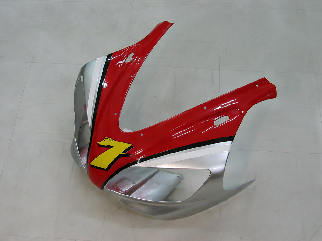Carene 1998-1999 Yamaha YZF-R1 Rosso Argento No.7 Fortuna Generico