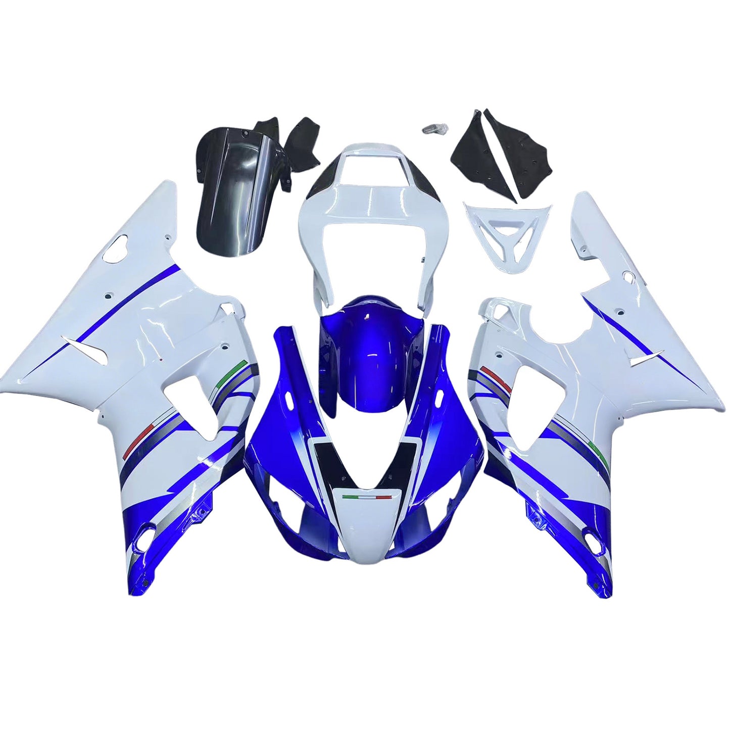 Carene 1998-1999 Yamaha YZF-R1 Blu Bianco No.46 FIAT Racing Generico
