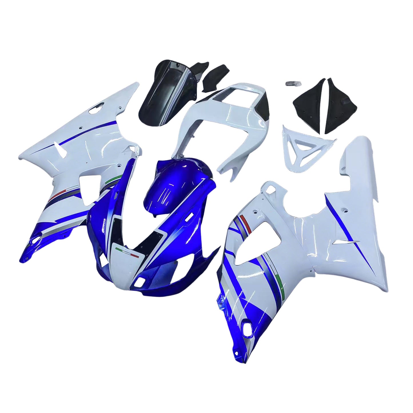 Carene 1998-1999 Yamaha YZF-R1 Blu Bianco No.46 FIAT Racing Generico