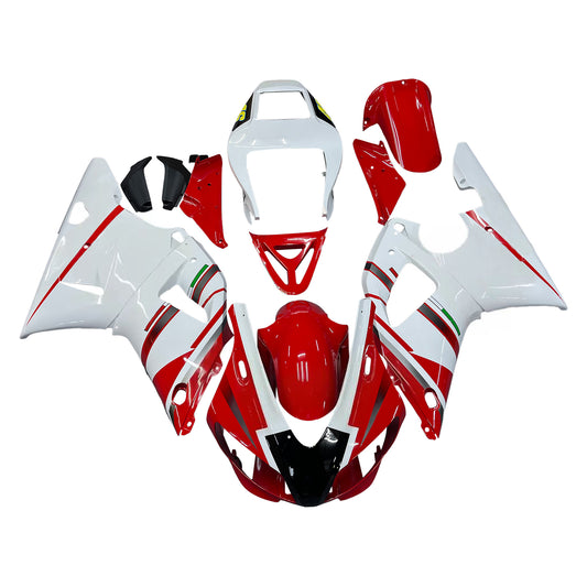Carene 1998-1999 Yamaha YZF-R1 Rosso Bianco No.46 FIAT R1 Racing Generico