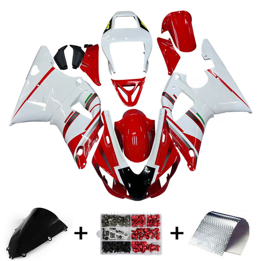 Carene 1998-1999 Yamaha YZF-R1 Rosso Bianco No.46 FIAT R1 Generico