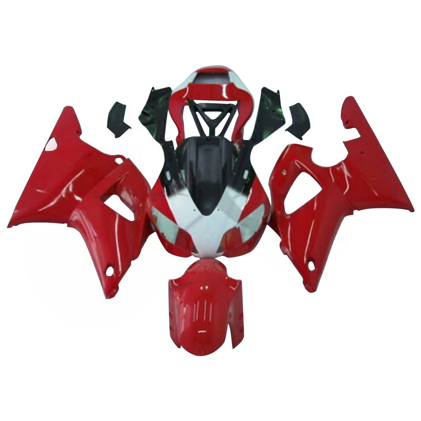 Kit carenatura adatto per YAMAHA YZF R1 YZF-R1 1998-1999 rosso generico