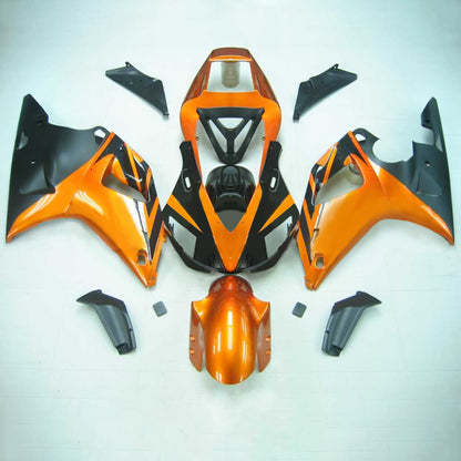 Amotopart Yamaha 1998-1999 YZF 1000 R1 Kit di abito nero arancione