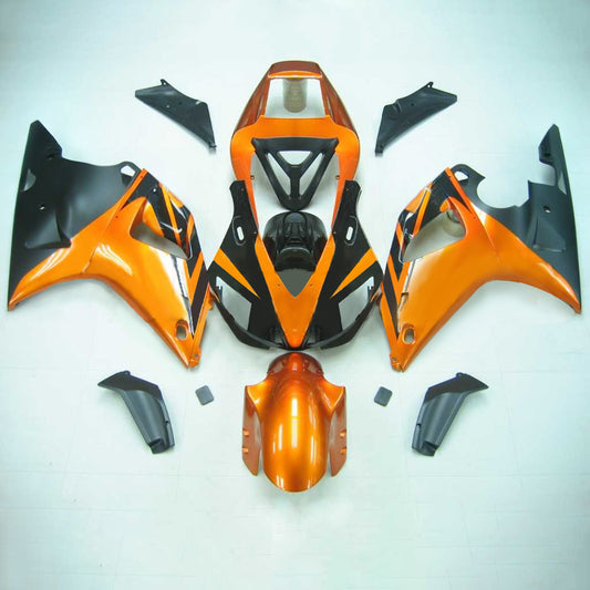 Amotopart Yamaha 1998-1999 YZF 1000 R1 Kit di abito nero arancione
