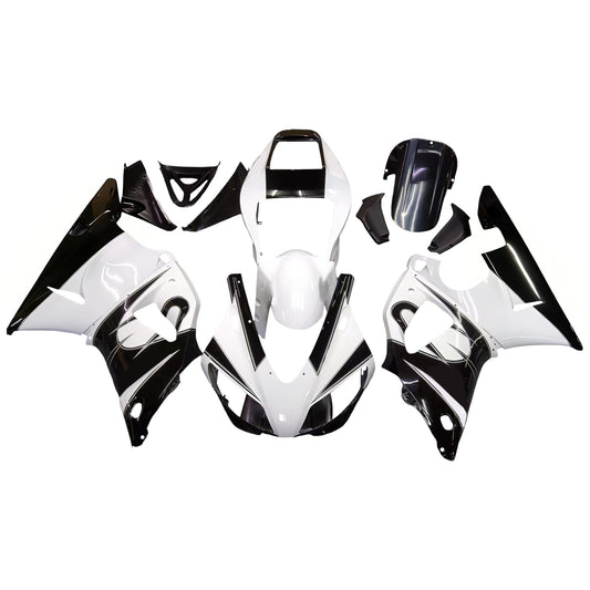 Amotopart Yamaha 1998-1999 YZF 1000 R1 Mix White Black Kit di chiusura