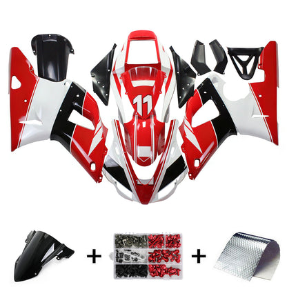 Amotopart Yamaha 1998-1999 YZF 1000 R1 rosso con kit di rivestimento artigli
