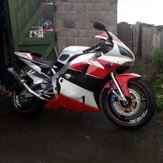 Amotopart Yamaha 1998-1999 YZF 1000 R1 rosso con kit di rivestimento artigli
