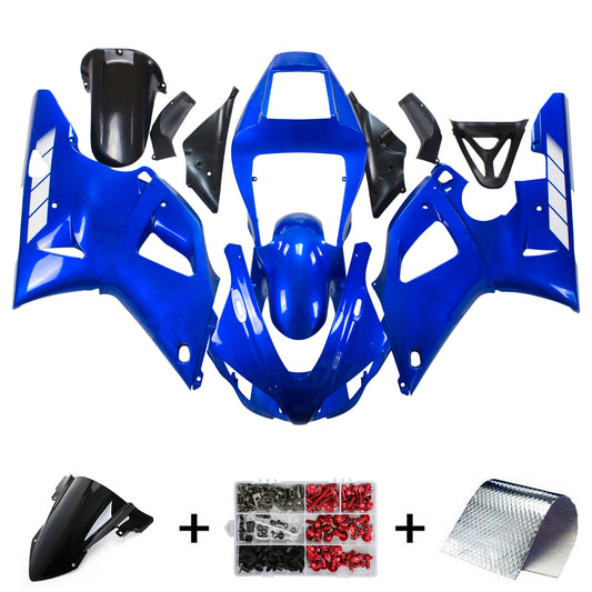 Amotopart Yamaha 1998-1999 YZF 1000 R1 Blue Fearing Kit
