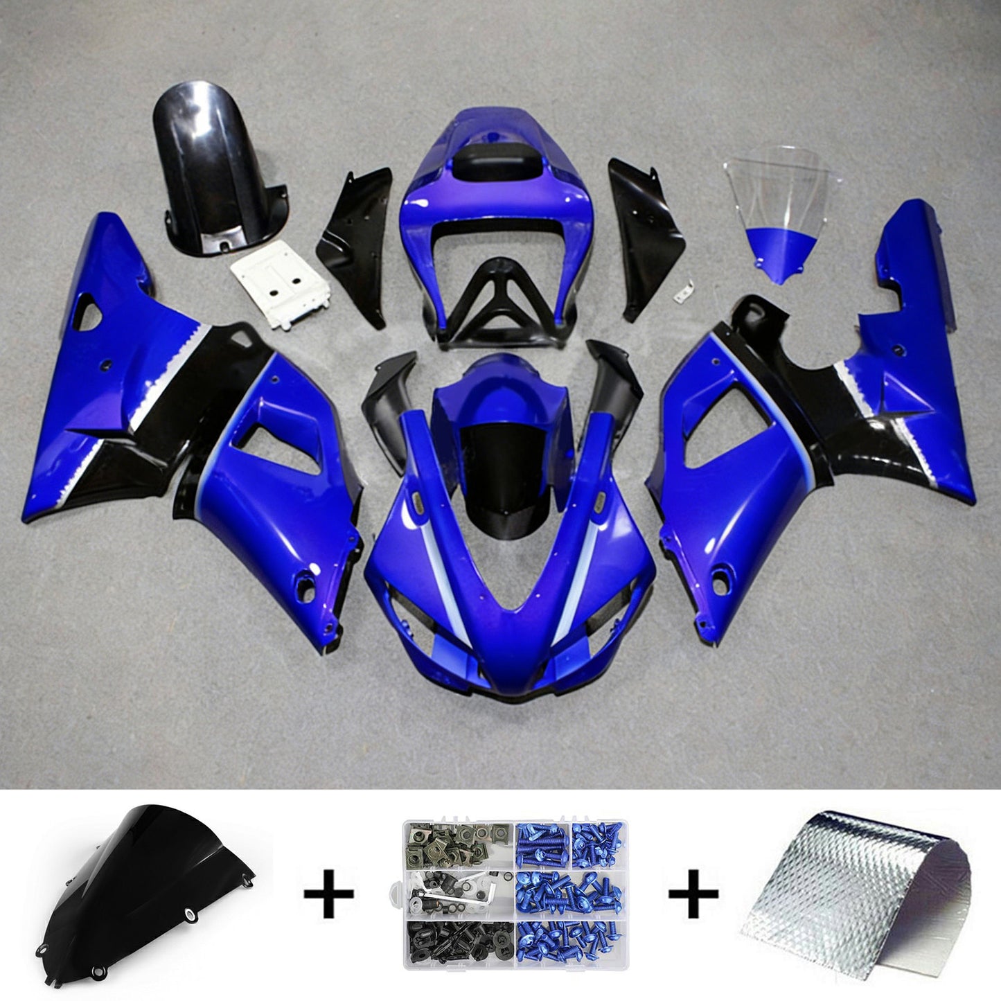 Amotopart Yamaha YZF 1000 R1 1998-1999 Kit Carena Carrozzeria Plastica ABS