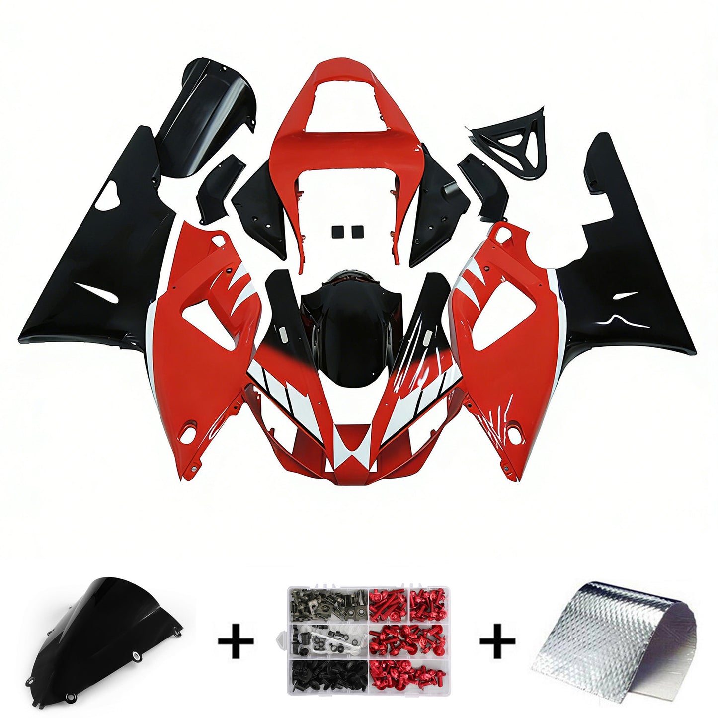 Amotopart Yamaha YZF 1000 R1 1998-1999 Kit Carena Carrozzeria Plastica ABS