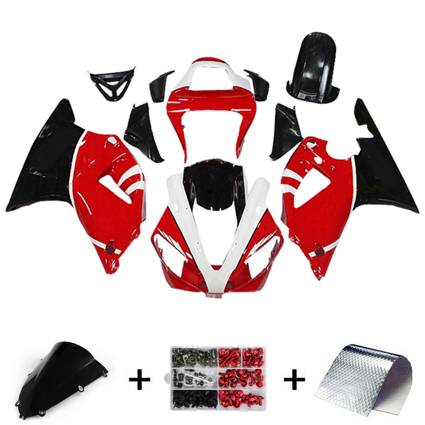 Amotopart Yamaha YZF 1000 R1 1998-1999 Kit Carena Carrozzeria Plastica ABS
