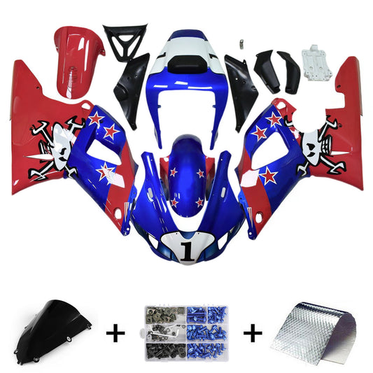 Kit carenatura iniezione Yamaha YZF-R1 1998-1999 Carrozzeria plastica ABS