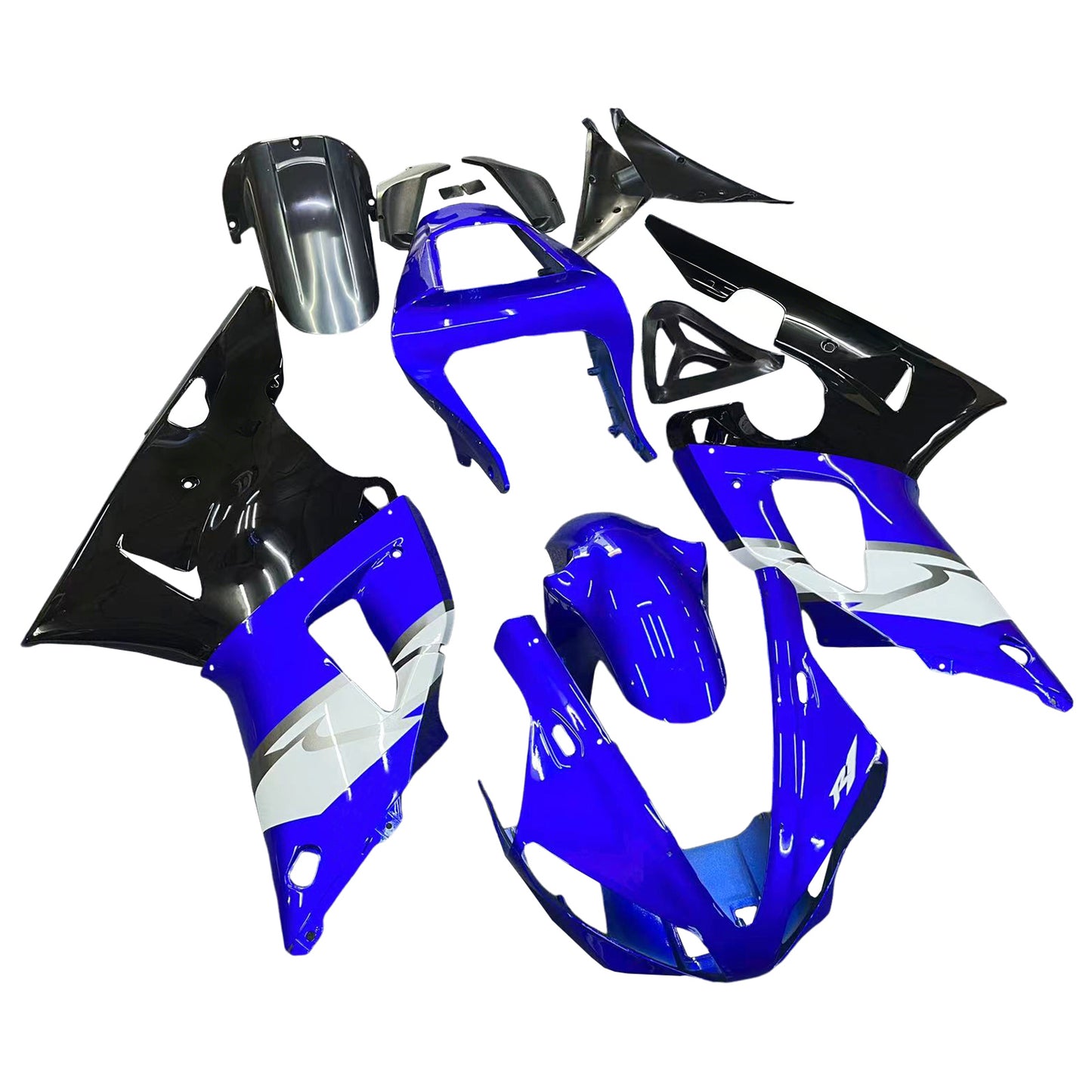 Carene 2000-2001 Yamaha YZF-R1 Blu Nero R1 Generico