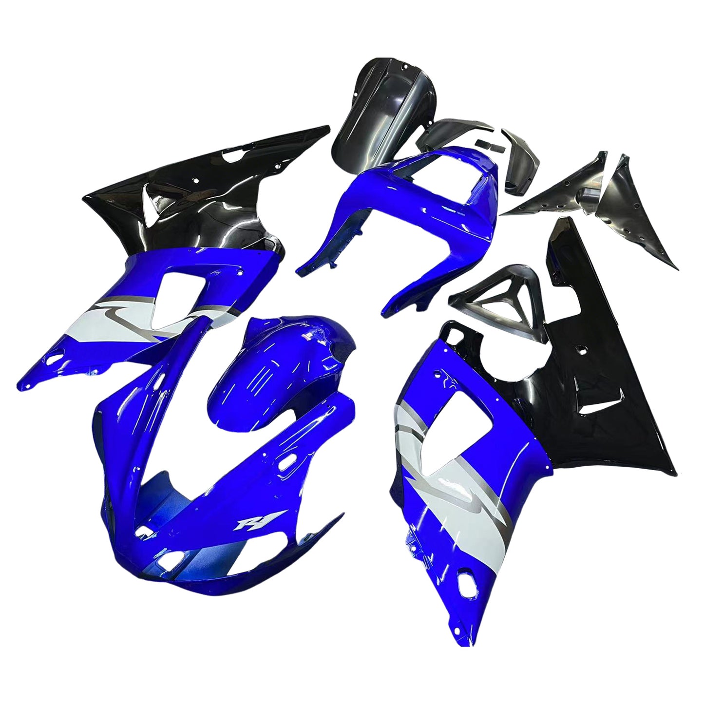 Carene 2000-2001 Yamaha YZF-R1 Blu Nero R1 Generico