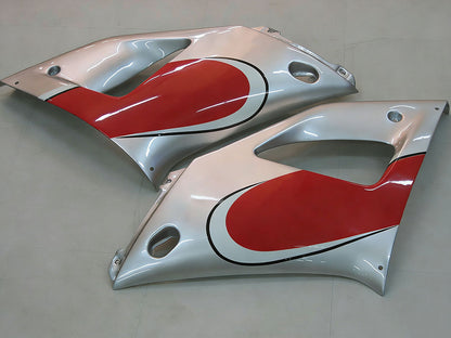 Carene 2000-2001 Yamaha YZF-R1 Argento Rosso Fortuna Racing Generico