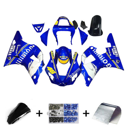 Carene 2000-2001 Yamaha YZF-R1 Blu Bianco No.46 R1 Generico