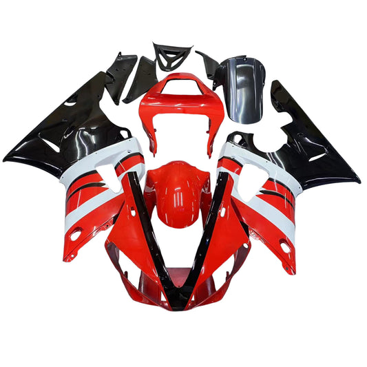 Carene 2000-2001 Yamaha YZF-R1 Rosso Bianco Nero YZF Racing Generico