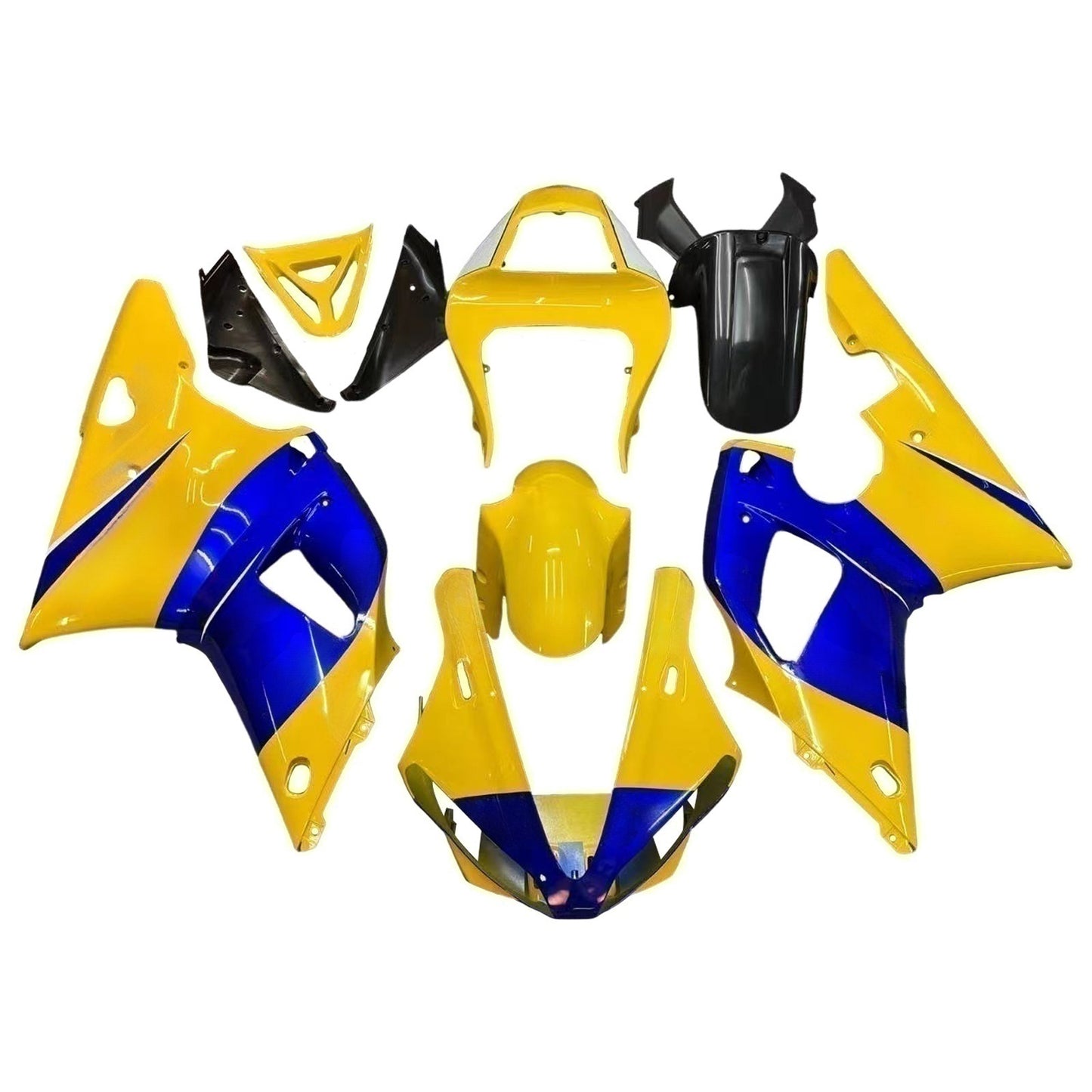 Carene 2000-2001 Yamaha YZF-R1 Giallo Blu No.46 Camel Racing Generico