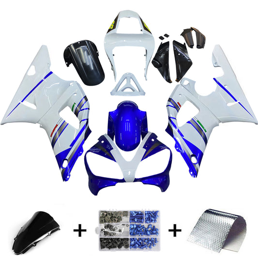 Carene 2000-2001 Yamaha YZF-R1 Blu Bianco No.46 FIAT Racing Generico
