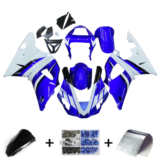 Carene 2000-2001 Yamaha YZF-R1 Blu &amp; Bianco R1 Racing Generico