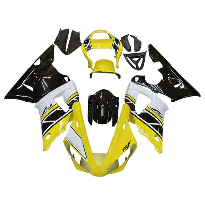 Kit Carenatura Per Yamaha YZF R1 YZF-R1 1000 2000 2001 Giallo Nero Generico