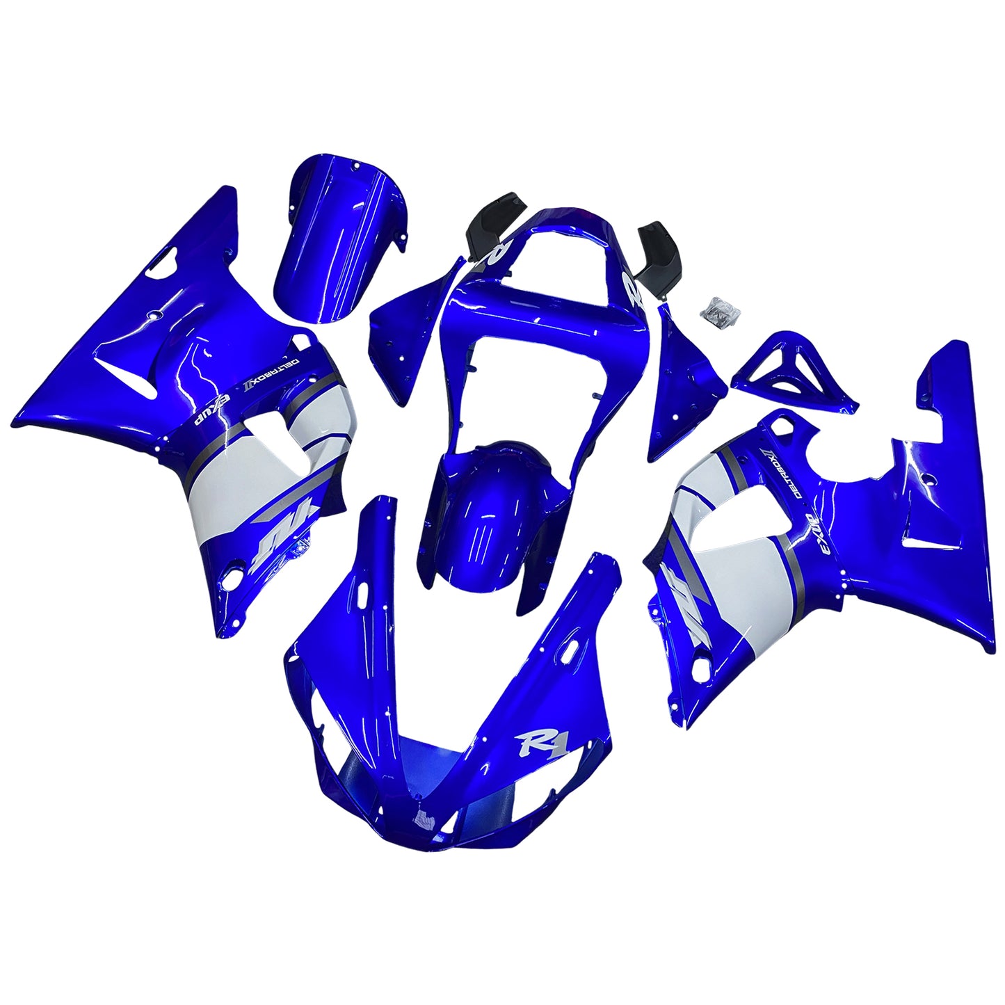 Set carenatura per Yamaha YZFR1 YZF-R1 YZF R1 2000-2001 Generico