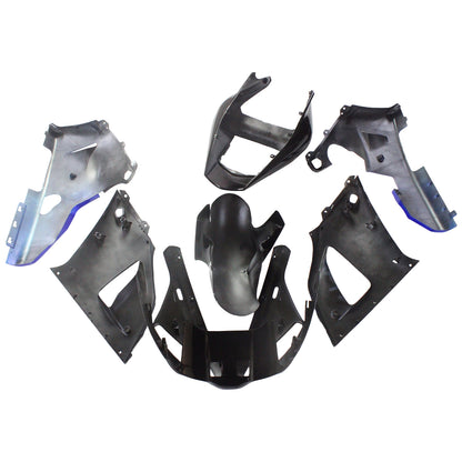 Amotopart Yamaha 2000-2001 YZF 1000 R1 Kit di carenatura nera blu