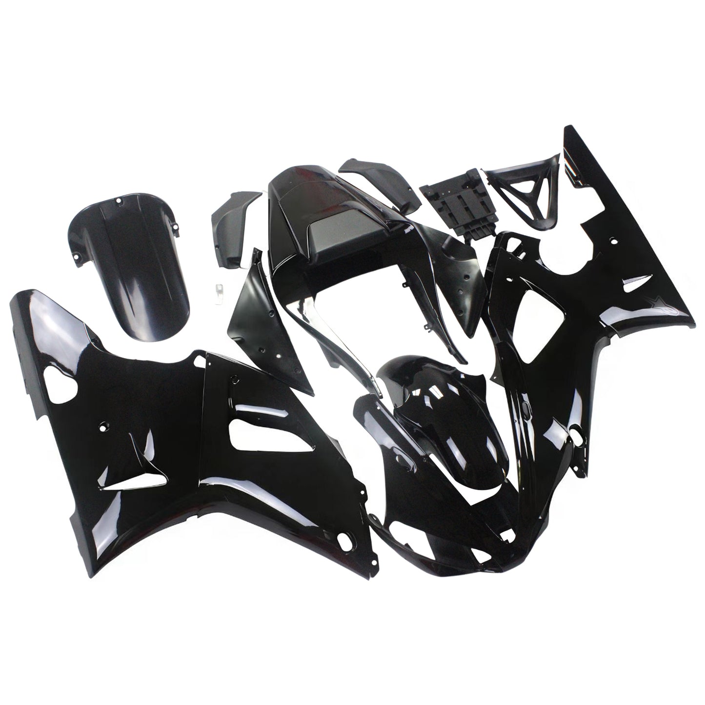Kit Carenatura Iniezione Carrozzeria Plastica ABS adatta Per Yamaha YZF 1000 R1 2000-2001 Generico