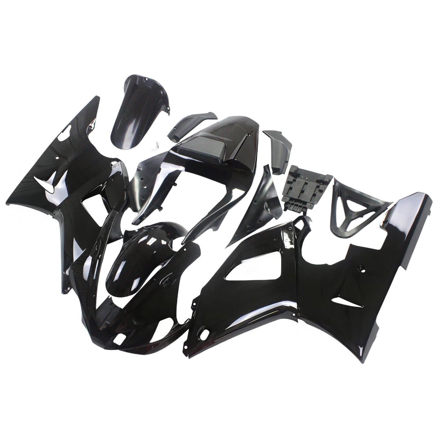 Kit Carenatura Iniezione Carrozzeria Plastica ABS adatta Per Yamaha YZF 1000 R1 2000-2001 Generico